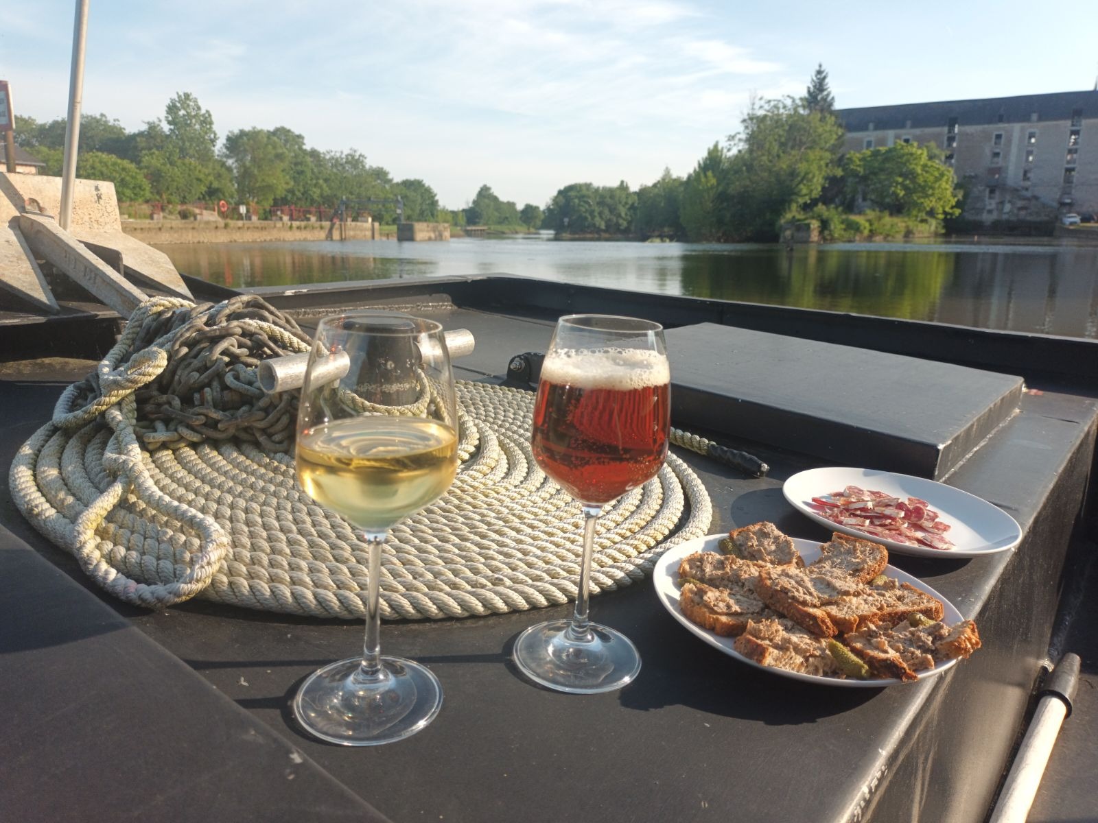 Apéro sur fond de cordage